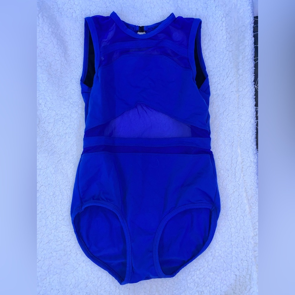 Five Dancewear, Geo Leo,blue leotard, great condition, hardly used,medium adult